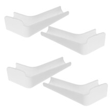 4pcs RV Gutter Spout and Rain Gutter Diverter Set, Durable Weather Resistant Roof Drain Extension, Easy Tool Install
