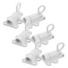 6Pcs Aluminum Alloy Self Closing Latch Bolt for Doors and Windows Heavy Duty Spring Loaded Lock