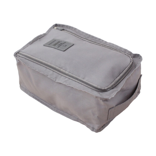 Protective Shoe Enclosure Includes Comfortable Hand Grip-Gray