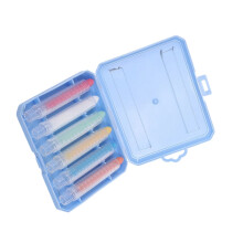 6Pcs Water Soluble Dustless Chalk Colored Sidewalk Chalk with
