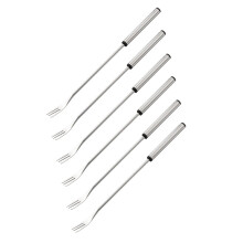 6pcs Practical Stainless Steel Dessert Fork Ideal for Wedding