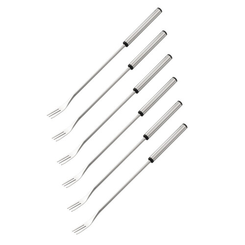 6pcs Practical Stainless Steel Dessert Fork Ideal for Wedding
