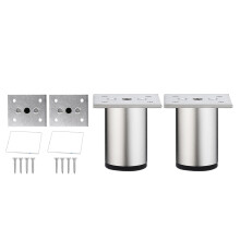 Telescopic Adjustable Bed Beam Support Foot-6 cm sand silver