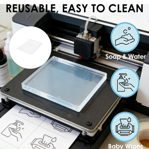 Multifunctionele scrapbooking drukkussen wasbare-8x10in 1