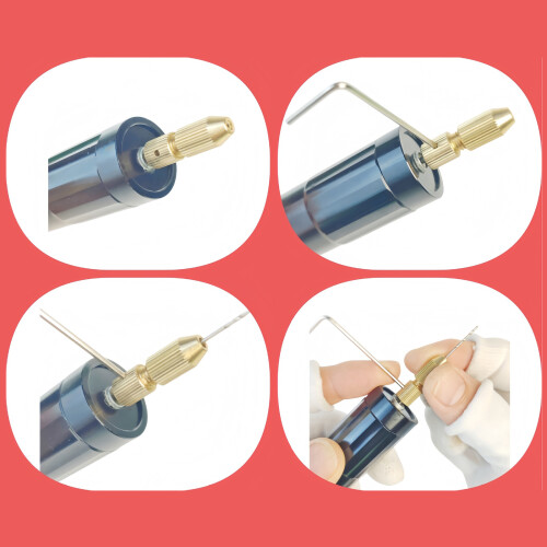 Multifunctional Miniature Electric Drill Set Including 6 Sturdy 1