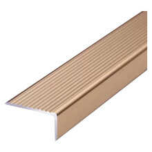 Aluminum Stair Nosing Edge Protector Non Slip Durable Trim for Tile and Carpet Transition Strip