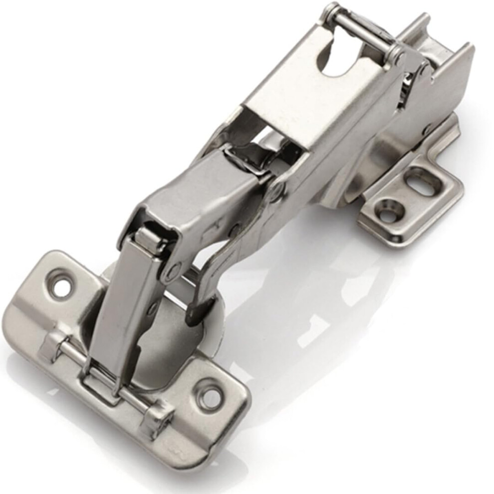 2Pcs 165 Degree Soft Close Cabinet Hinges For Kitchen Cabinets, Nickel Plated Full Overlay Durable Set 9351714479844
