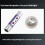 Professionelle, kompakte LED-Taschenlampe,-Lila 2