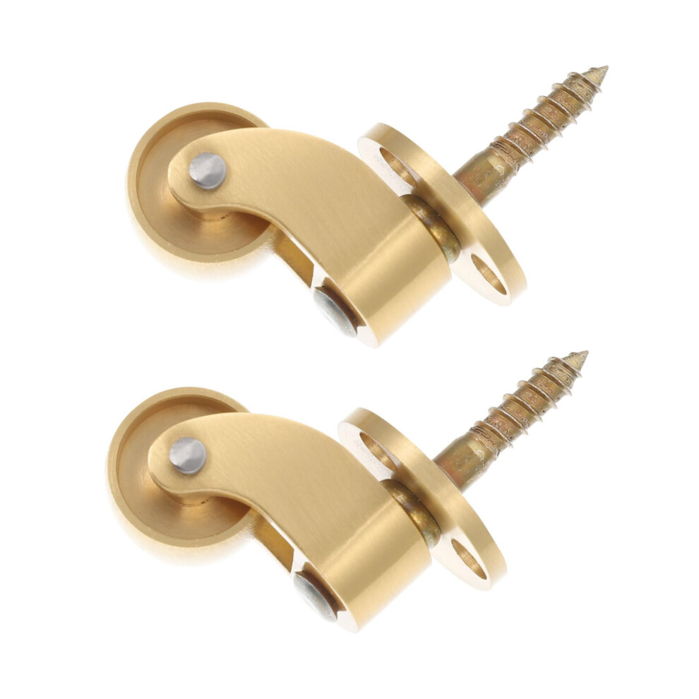 4Pcs Brass Furniture Casters Heavy Duty Swivel Wheels For Chairs Tables Cabinets Silent Smooth Rolling 9351714479899