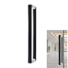 Brushed Stainless Steel Glass Door Pull Handle 1000mm, Weather Resistant Long Handle for Interior and Exterior Sliding Doors