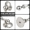 Polished Nickel Cabinet Knobs 2 Pack, Solid Brass Drawer Pulls for Modern Kitchen and Dresser 3