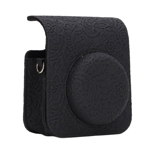 Mini 12 Instant Case 13.5x7.5x11.5cm Black Lace