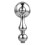 Polished Nickel Cabinet Knobs 2 Pack, Solid Brass Drawer Pulls for Modern Kitchen and Dresser 1