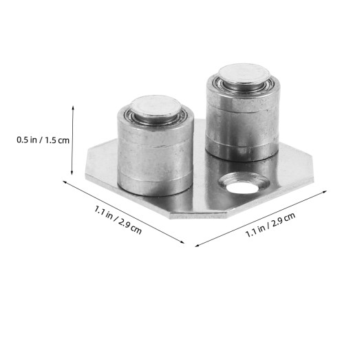 2pcs Heavy Duty Barn Door Floor Guide, Smooth Glide and Precise Alignment, Easy Installation 1