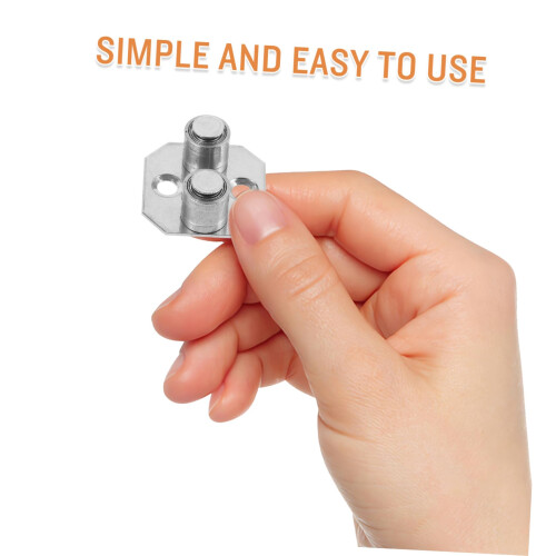 2pcs Heavy Duty Barn Door Floor Guide, Smooth Glide and Precise Alignment, Easy Installation 2