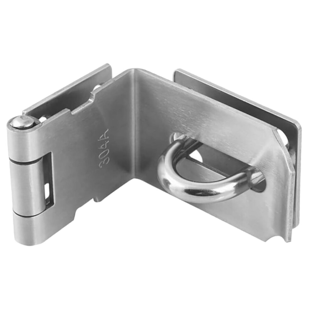 Stainless Steel Hasp Latch For Barn Doors, Heavy Duty Door Padlock Latch With Secure Locking Mechanism 9771547856450