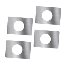 4pcs Stainless Steel Door Reinforcement Plate for Loose Locks, Enhanced Door Security and