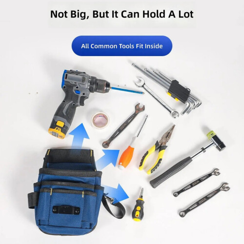 Electrician Tool Pouches Tool Belt Pouches Multiple Pockets-L 2