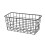 Black Iron Bathroom Corner Shelf No Drill Wall Mounted Storage Rack Space Saving Durable Design 1
