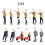 Detailed Construction Site Worker Figures 1:64 Scale Resin-E 4