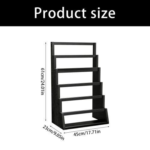 Rustics 6 Compartment Card Display Case Great For Postcard And 2