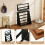 Rustics 6 Compartment Card Display Case Great For Postcard And 6