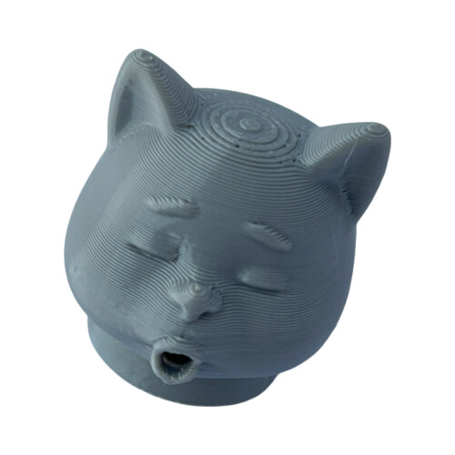 Schöner Zahnpastaspender im Katzen-Design, präzise-Grau