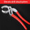 Universal Steel Plumbing Wrench With Comfortable Rubberized 5
