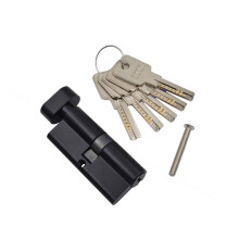 70mm Brass Cylinder Door Lock SingleSided Key Access for Home Security Durable Brass Construction