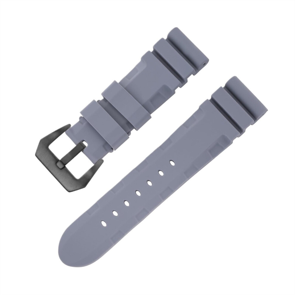 Soft Silicone Watch Band 22Mm 24Mm 26Mm Quick Release Waterproof Rubber Strap For Smart Watch 9330225331414