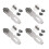 4pcs 2Inch Stainless Steel Door Latch Folding Hasp Lock with 90 AntiTheft Design for Home Security 1