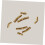 Copper Spring Hinges 50Pcs for Jewelry Boxes, Automatic Self Closing Hinges with Screws, Durable Copper Build 2