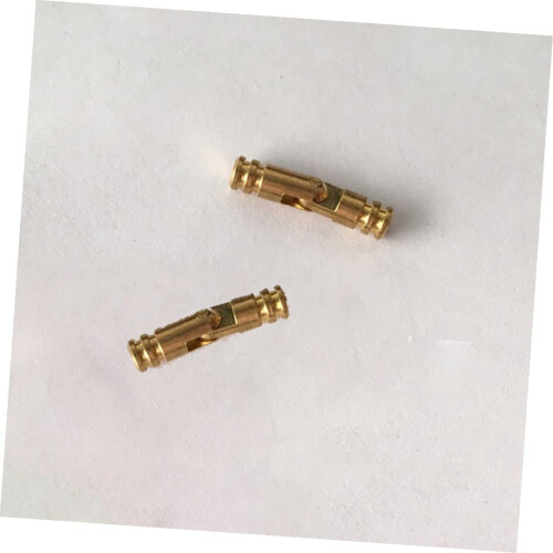 Copper Spring Hinges 50Pcs for Jewelry Boxes, Automatic Self Closing Hinges with Screws, Durable Copper Build 2