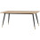 Seconique Hamilton Large Dining Table Medium Oak /Black 2