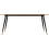 Seconique Hamilton Large Dining Table Medium Oak /Black 3