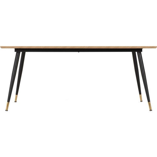 Seconique Hamilton Large Dining Table Medium Oak /Black 2