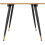 Seconique Hamilton Large Dining Table Medium Oak /Black 4