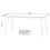 Seconique Hamilton Large Dining Table Medium Oak /Black 8