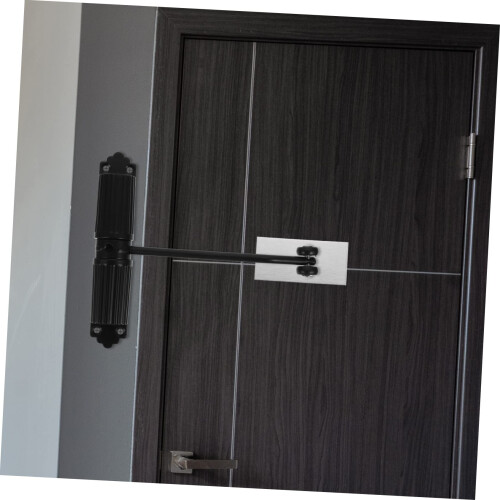 Automatic Door Closer for Interior Doors, Quiet Metal Self Closing Hinge with Durable Spring and Easy Installation 2