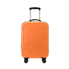 24 Inch Waterproof Hardside Spinner Luggage, Expandable Hard Shell Suitcase with TSA Lock, Orange