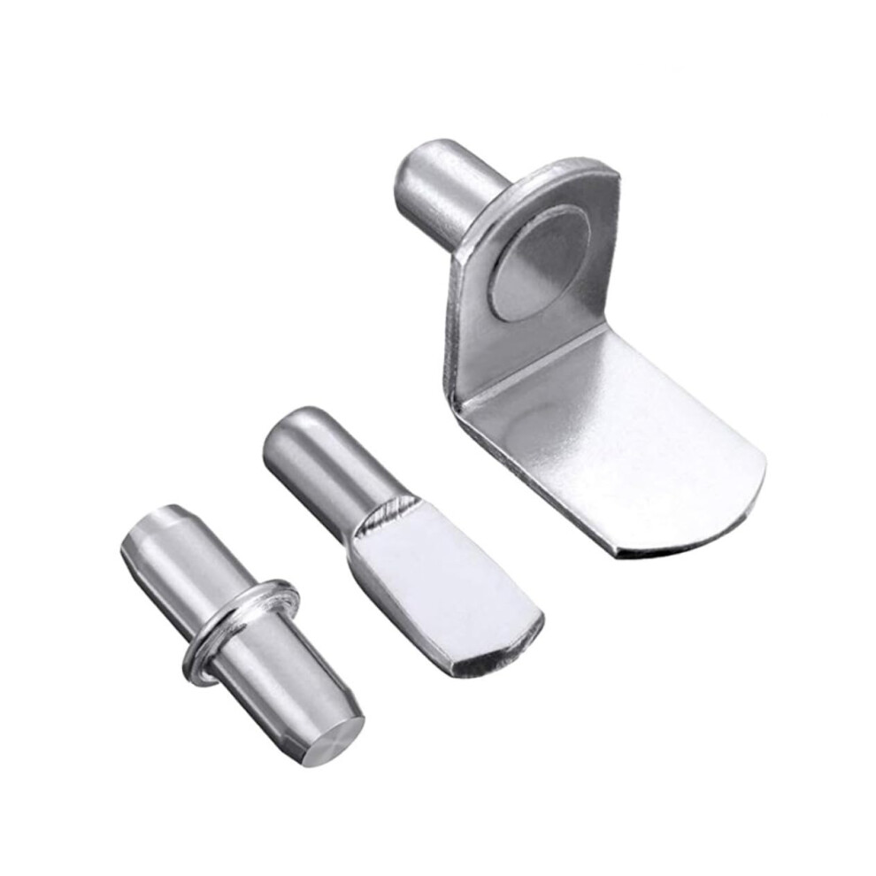 60Pcs Stainless Steel Shelf Support Pegs For Cabinets And Bookcases, Durable Metal Brackets 9771547857174
