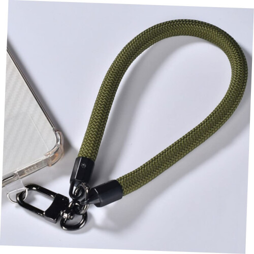 Military Green Phone Wrist Strap, Durable Polyester Anti‑Drop Lanyard for Secure Wrist Carry 2
