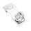 Heavy Duty Keyed Hasp Lock for Cabinets Doors and Boxes Durable Stainless Steel Security Latch 1