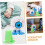 5pcs Clockwork Wind Up Mechanism for DIY Robot Toys, Battery Replacement Motor for Craft Projects 2
