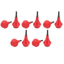 10PCS Archery Arrow Head Nylon 150g 2.5x5.2cm Red