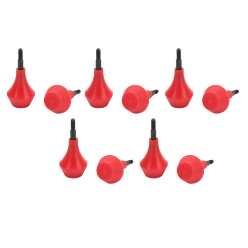 10PCS Archery Arrow Head 2.5x5.2 cm Red 150 g 2