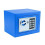 Digital Safe Box with Keypad Access and Hidden Override Lock, Solid Steel Wall Mount, Blue 8.9'x6.5'x6.5' 1