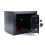 Digital Safe Box with Keypad Access and Hidden Override Lock, Solid Steel Wall Mount, Blue 8.9'x6.5'x6.5' 3