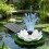 Decorative Sun Energy Water Display For Small Pools-White 6