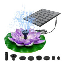 Décoration flottante contrôlée par panneau solaire-Violet